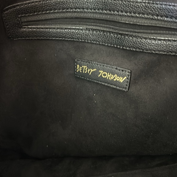 Betsey Johnson large tote floral pink 15 x 15 large Betsey Johnson bow 3 parts - Picture 7 of 9